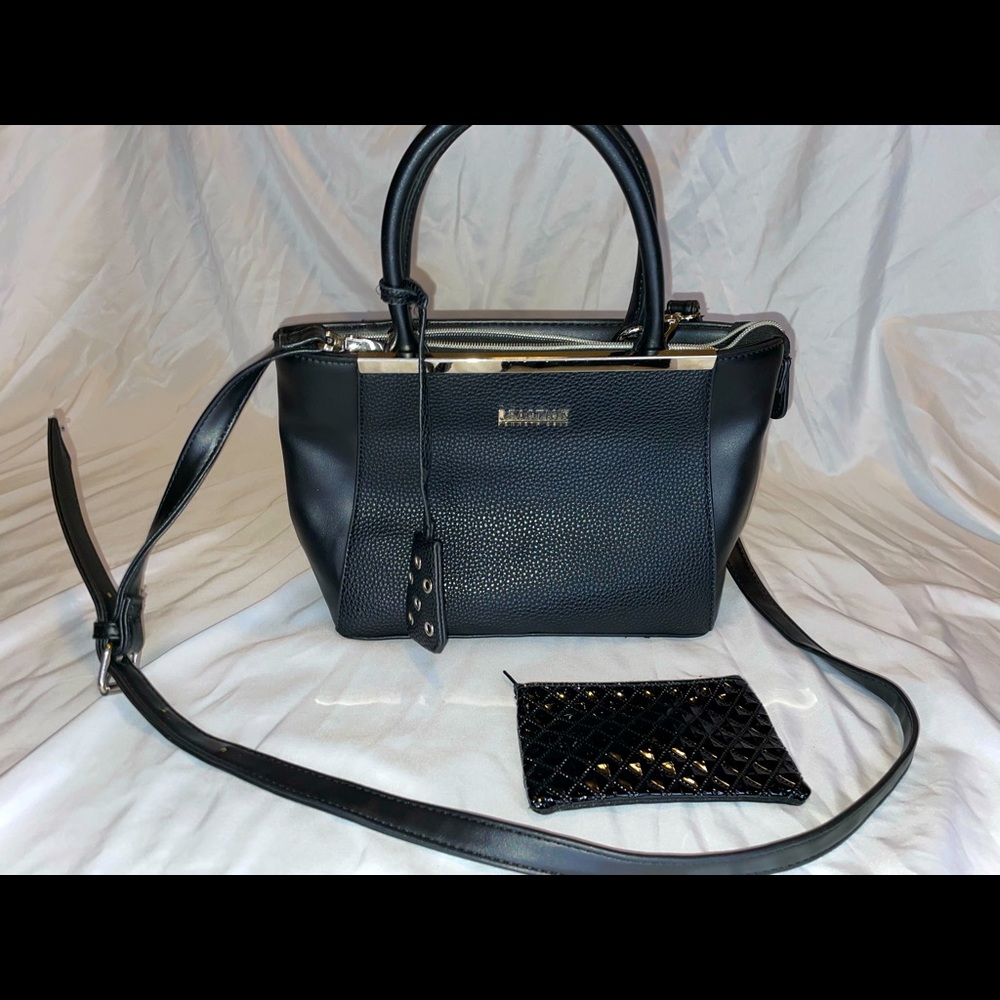 Black Reaction Kenneth Cole Purse + coin purse (free)